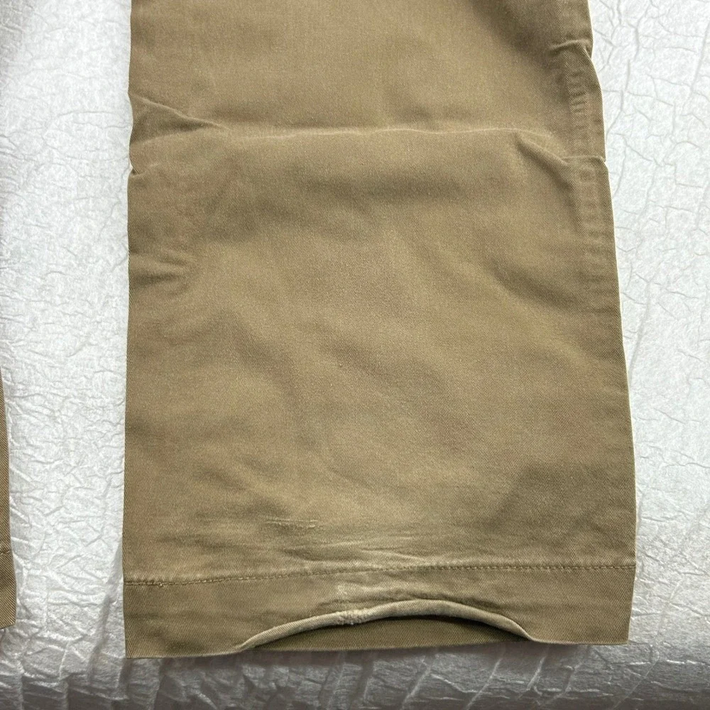 Levi Strauss Chino Pants Mens 42x32 Olive Green Cotton Twill‎ Straight Workwear